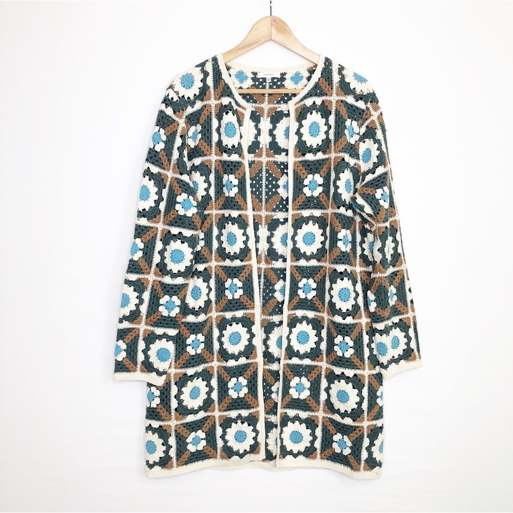 Tyler Boe Crochet cardigan